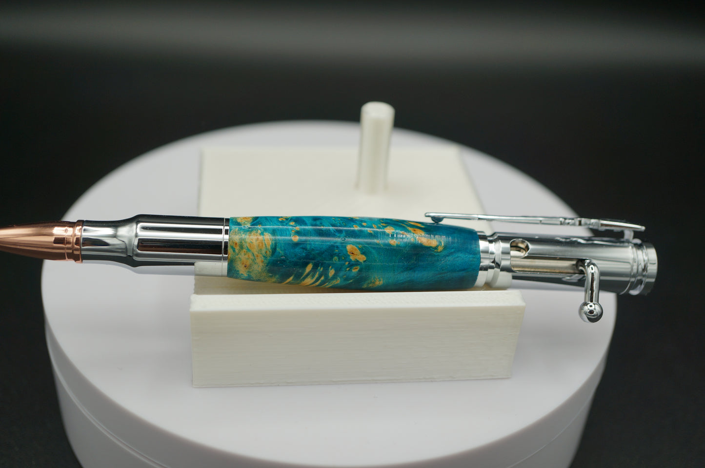 Matching set of Bolt Action Pen & Pencil in a custom fitted case.