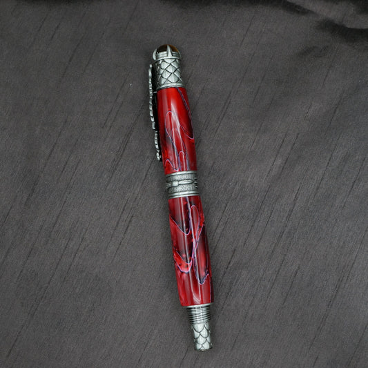 Dragon Rollerball Pen in Antique Pewter